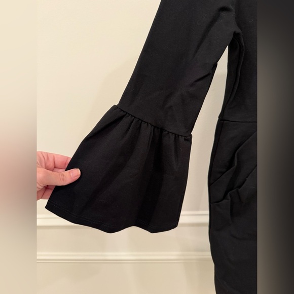 Nordstrom Black Sheath Dress with Bell Sleeves - Picture 5 of 9